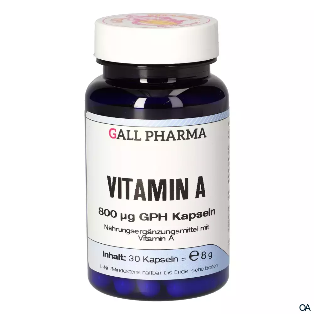 Gall Pharma Vitamin A 800 µg Kapseln Gall Pharma Vitamin A 800 µg Kapseln