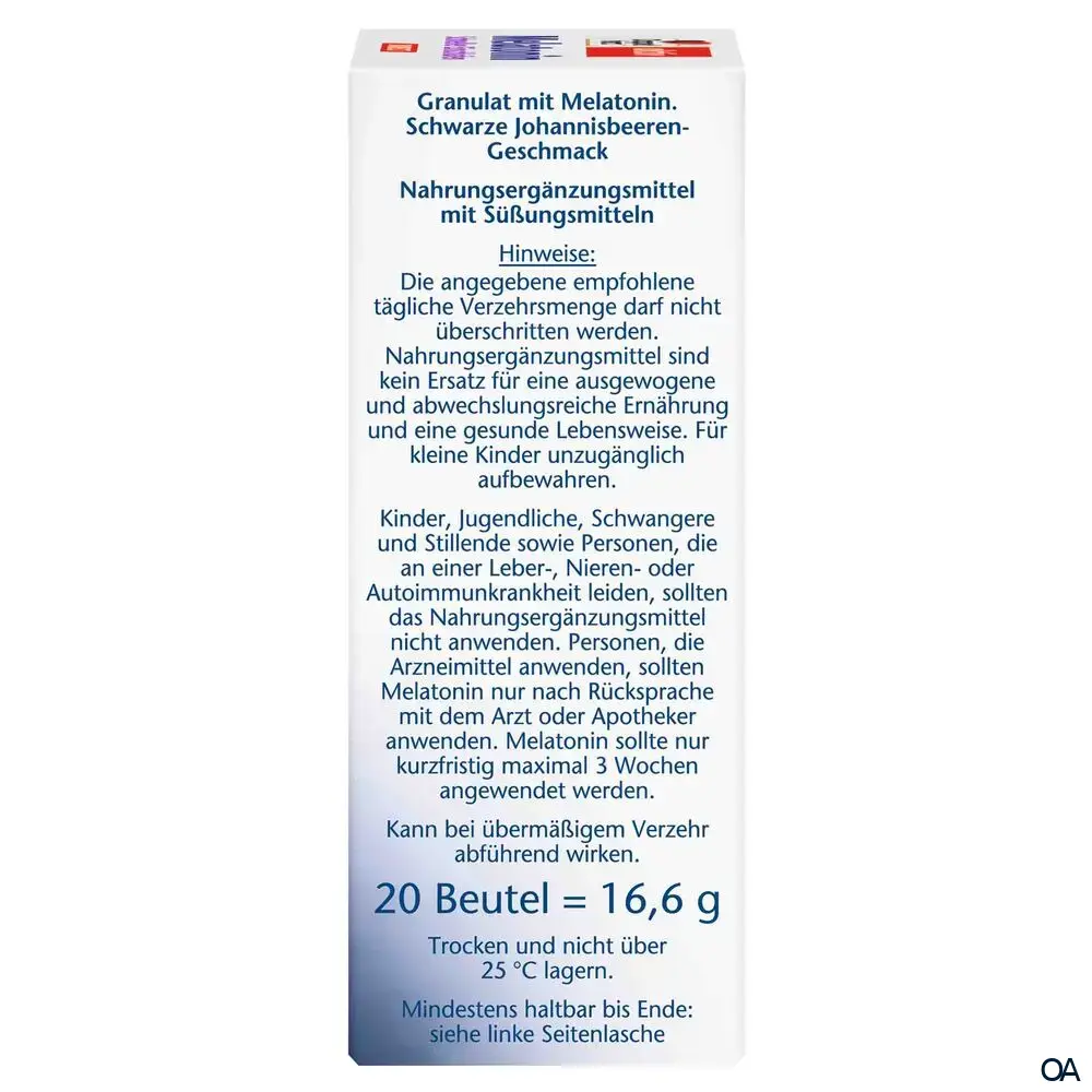 Doppelherz aktiv Melatonin DIRECT Sticks Doppelherz aktiv Melatonin DIRECT Sticks