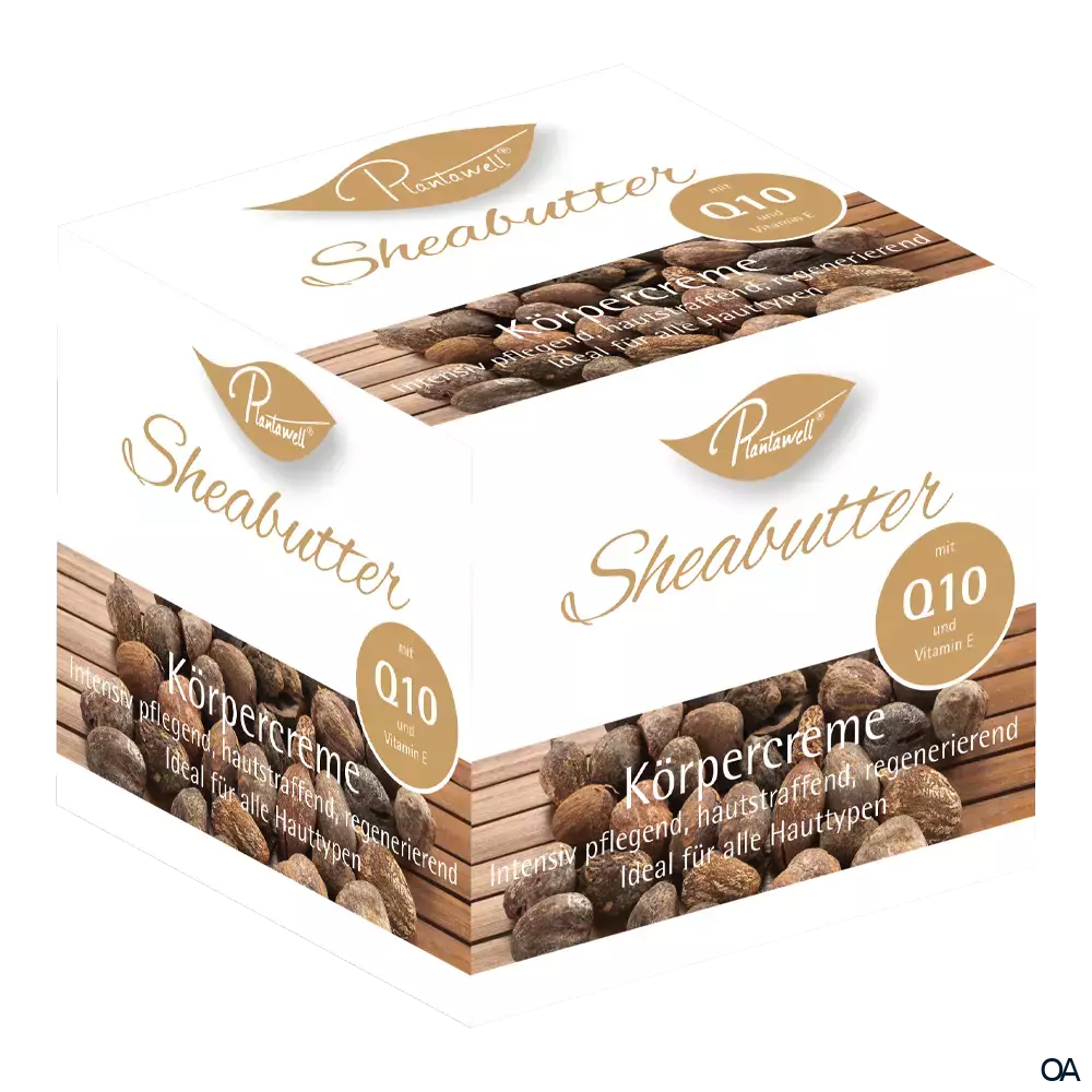 Plantawell® Sheabutter Körpercreme mit Q10 und Vitamin E