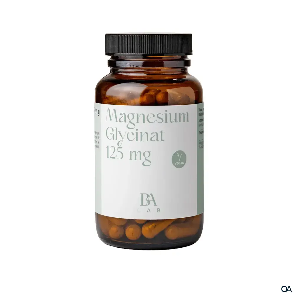 Bioflora Lab Magnesium Glycinat 125 mg Kapseln