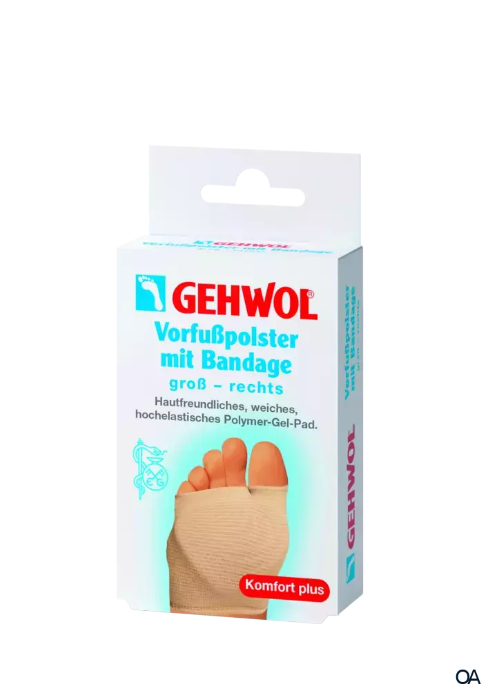GEHWOL® Vorfußpolster mit Bandage, groß rechts GEHWOL® Vorfußpolster mit Bandage, groß rechts
