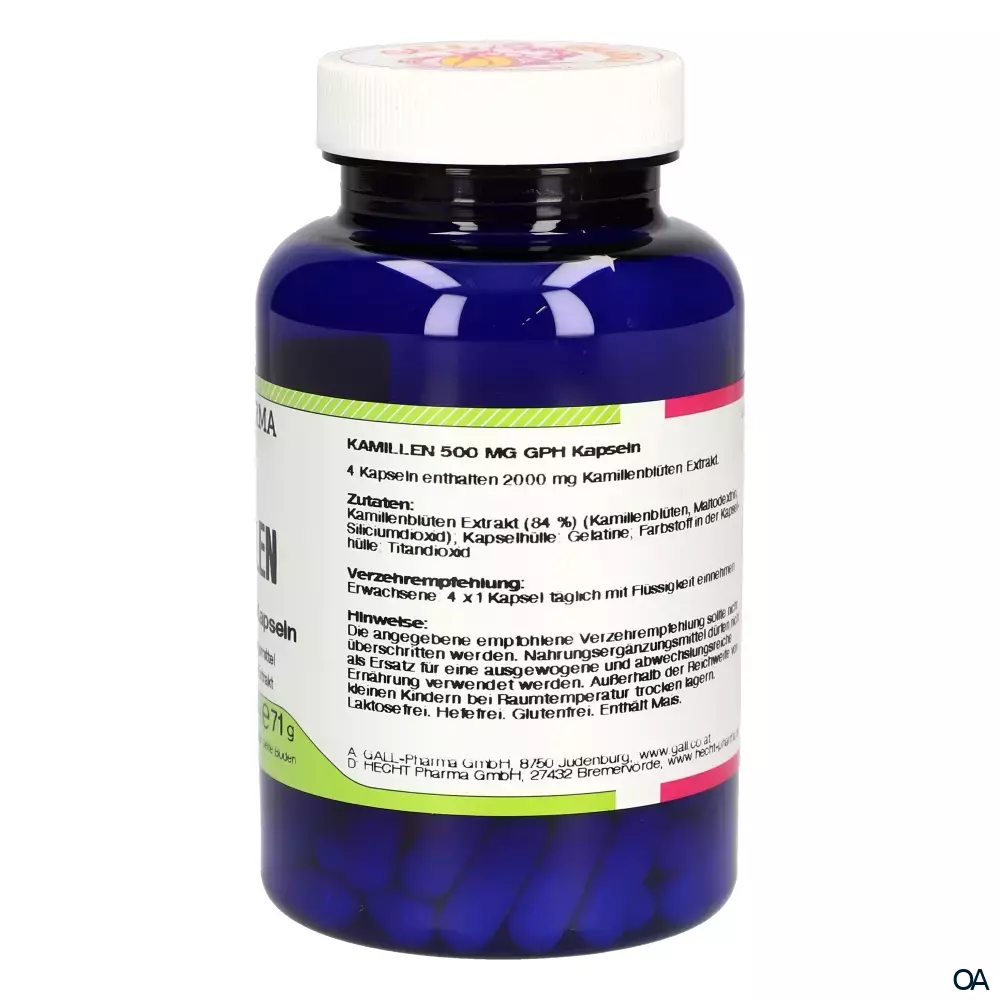 Gall Pharma Kamille 500 mg Kapseln Gall Pharma Kamille 500 mg Kapseln