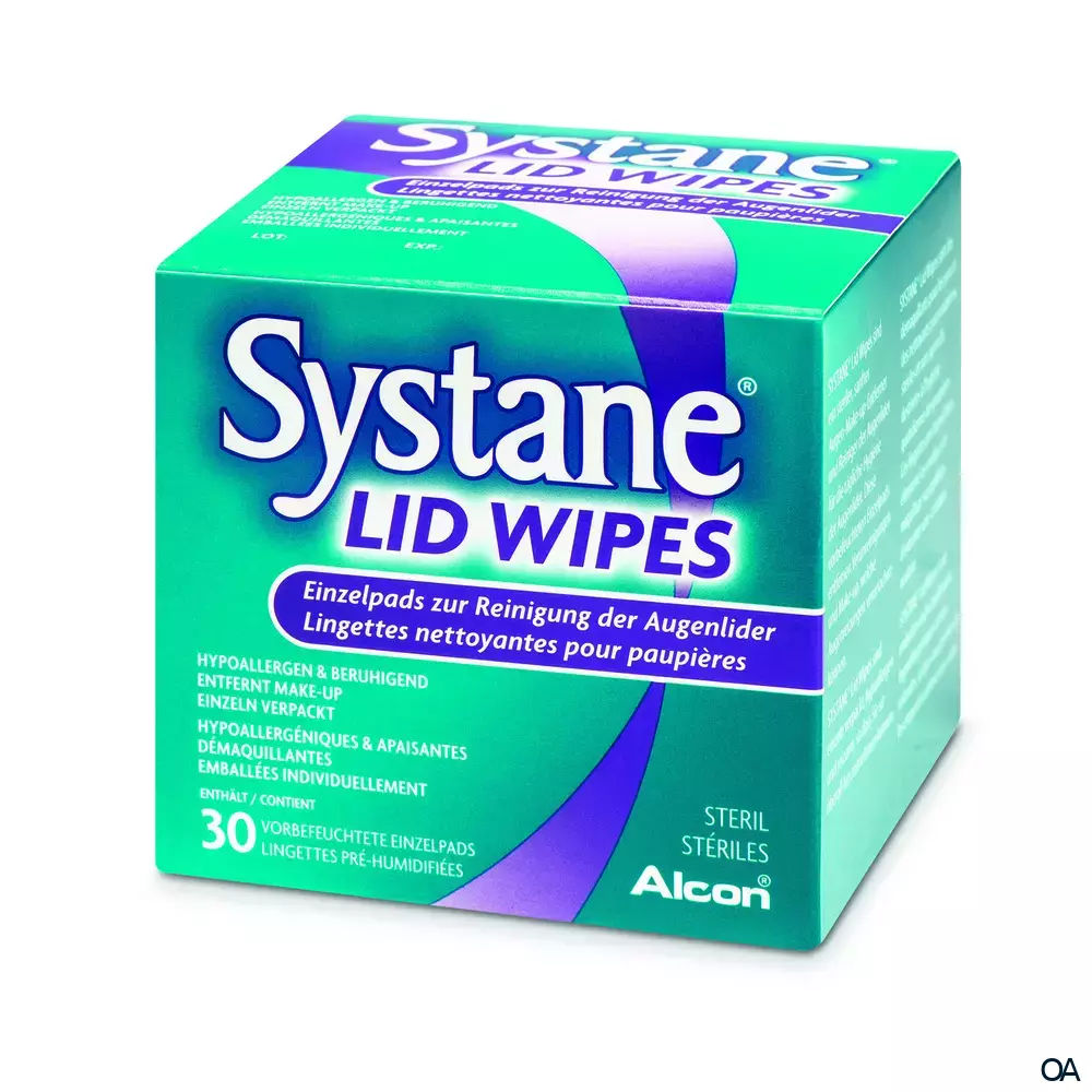Systane® LID-CARE® Reinigungstücher Systane® LID-CARE® Reinigungstücher