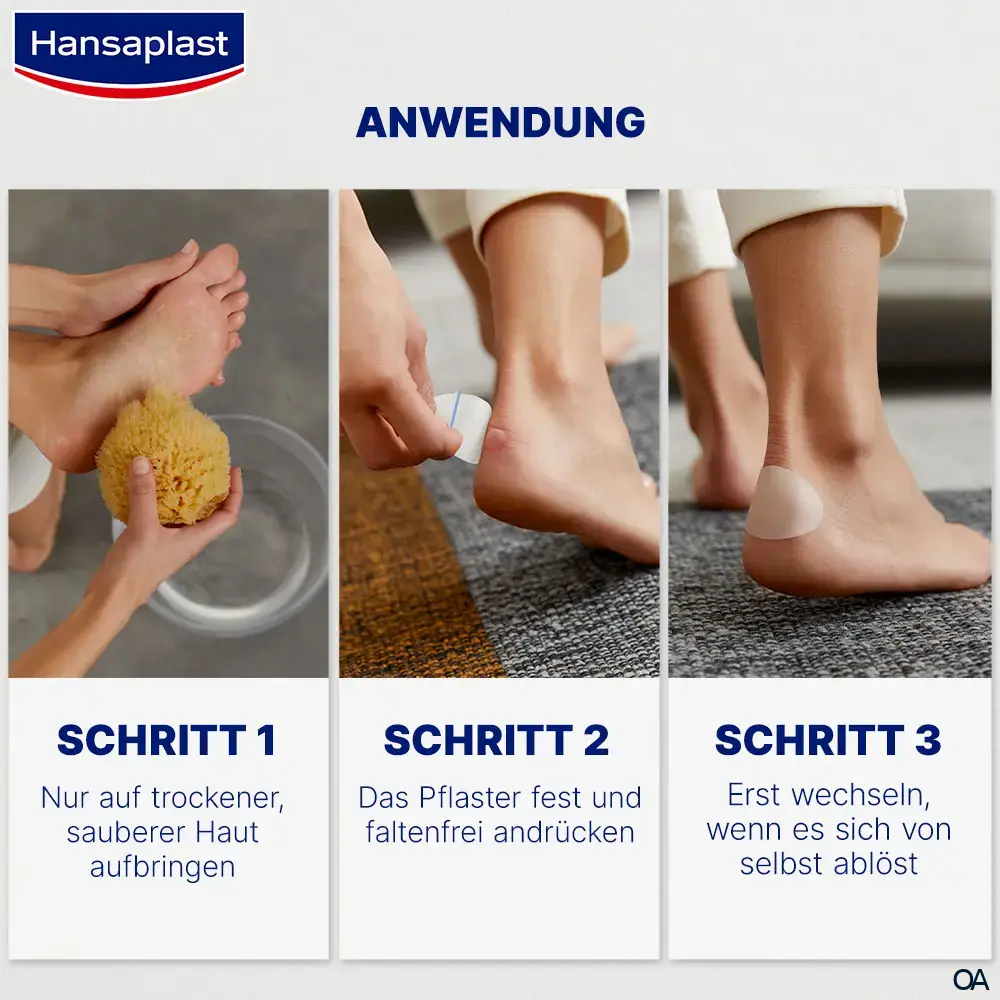 Hansaplast Blasen-Pflaster groß - Ferse