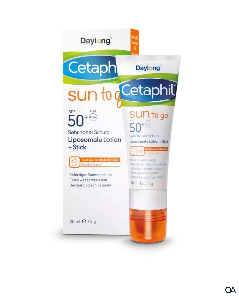 Cetaphil® Sun DaylongTM "To Go" SPF50+ Creme & Stick Cetaphil® Sun DaylongTM "To Go" SPF50+ Creme & Stick
