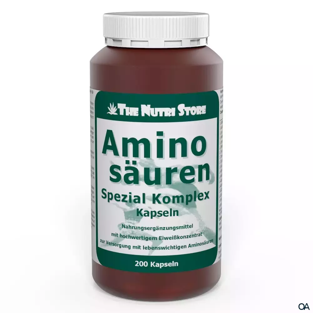 The Nutri Store Aminosäure Spezial Komplex Kapseln The Nutri Store Aminosäure Spezial Komplex Kapseln