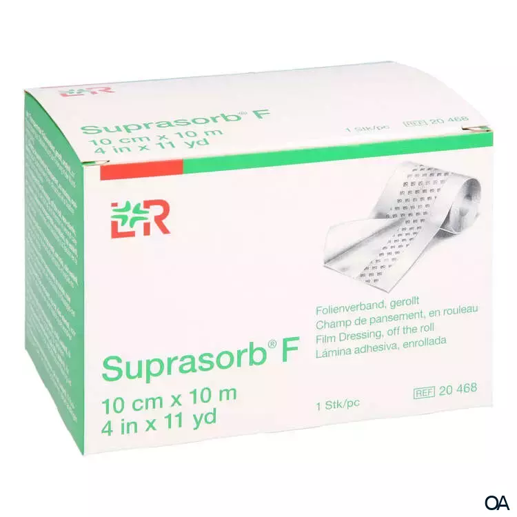 Suprasorb® F Folienverband gerollt, unsteril, 10 cm x 10 m