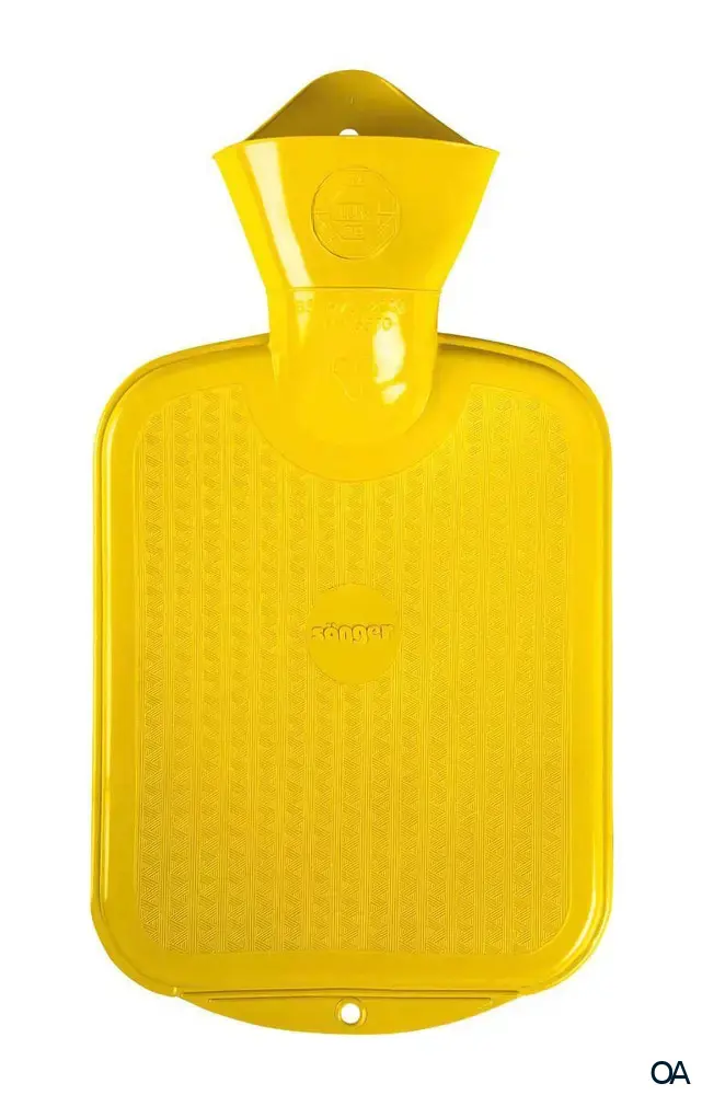 Sänger Kinder Wärmflasche Naturlatex FSC gelb - 0,8L