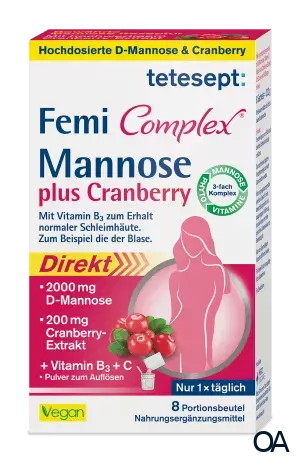 tetesept Femi Complex® Mannose plus Cranberry Sachets tetesept Femi Complex® Mannose plus Cranberry Sachets