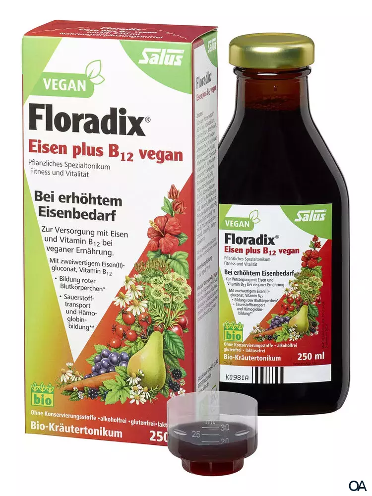 Salus® Floradix® Eisen plus B12 vegan Tonikum Salus® Floradix® Eisen plus B12 vegan Tonikum