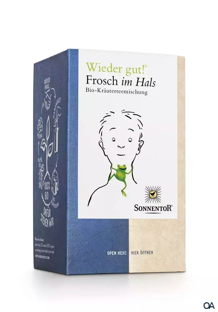 Sonnentor Wieder gut!® Frosch im Hals® Tee Sonnentor Wieder gut!® Frosch im Hals® Tee