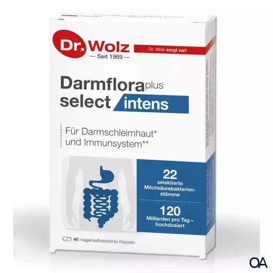 Dr. Wolz Darmflora plus select intens* Kapseln Dr. Wolz Darmflora plus select intens* Kapseln