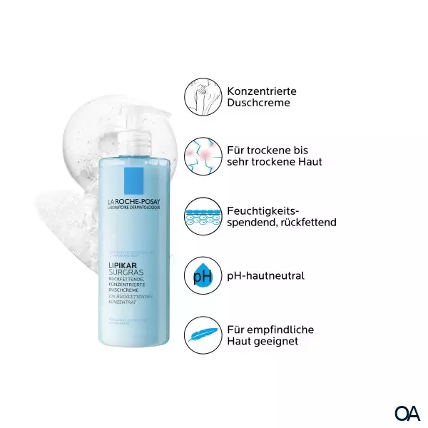La Roche Posay Lipikar Surgras Duschcreme La Roche Posay Lipikar Surgras Duschcreme