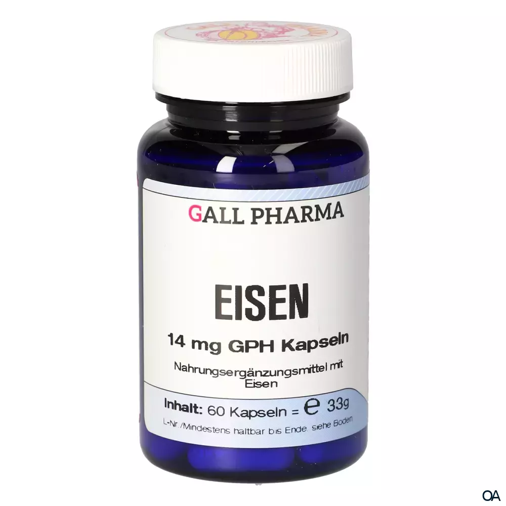 Gall Pharma Eisen 14 mg Kapseln Gall Pharma Eisen 14 mg Kapseln