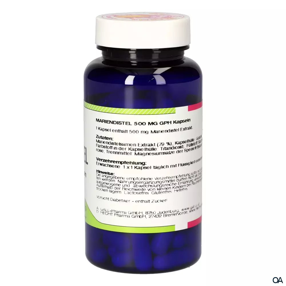 Gall Pharma Mariendistel 500 mg Kapseln Gall Pharma Mariendistel 500 mg Kapseln