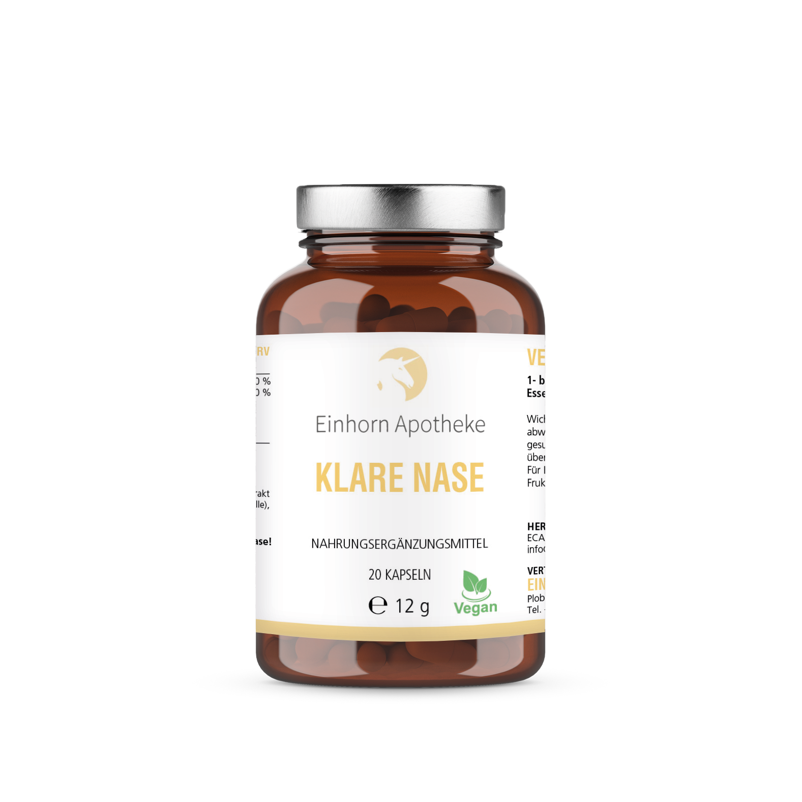 KLARE NASE EINHORN KAPSELN KLARE NASE EINHORN KAPSELN