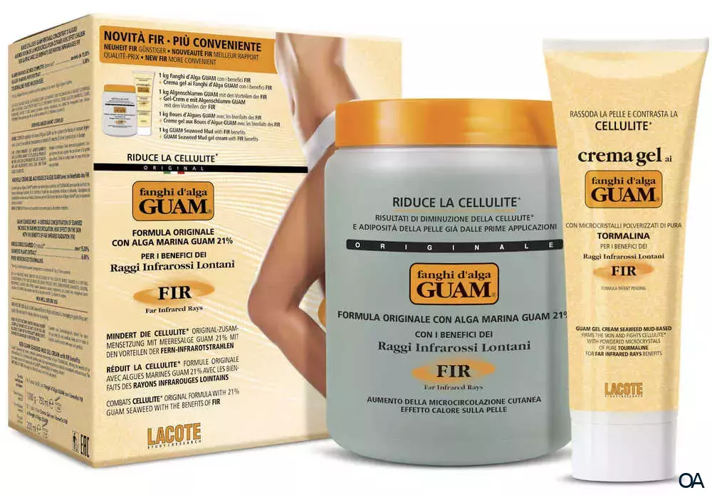 Guam Algenfango Kurpackung 1000g plus Gel Guam Algenfango Kurpackung 1000g plus Gel