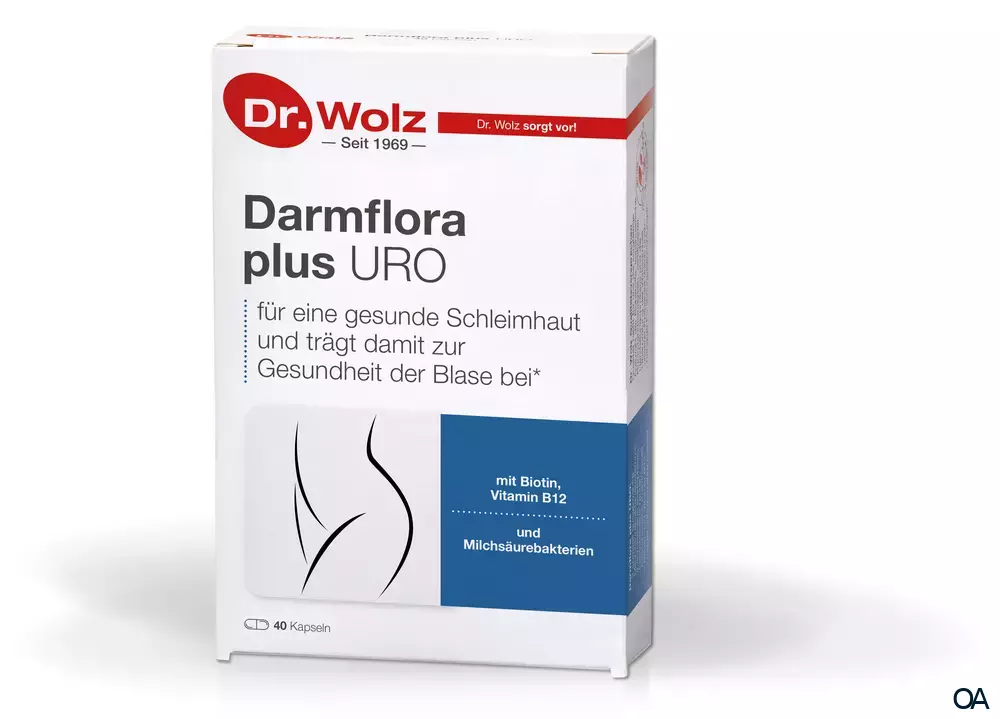 Dr. Wolz Darmflora plus URO Kapseln