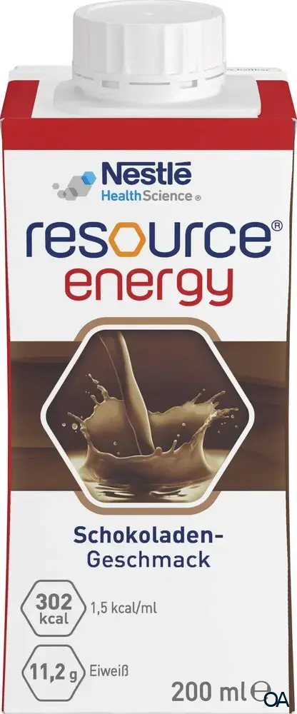 Resource® Energy Hochkalorische Trinknahrung - Schokolade 200 ml Resource® Energy Hochkalorische Trinknahrung - Schokolade 200 ml