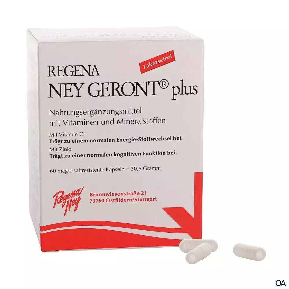 Regena NEY GERONT® plus Kapseln Regena NEY GERONT® plus Kapseln