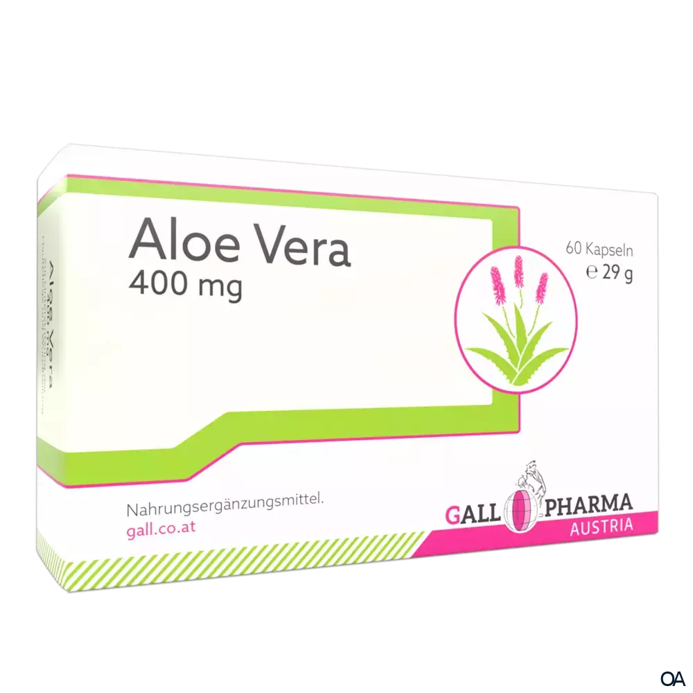 Gall Pharma Aloe Vera 400 mg Kapseln Gall Pharma Aloe Vera 400 mg Kapseln