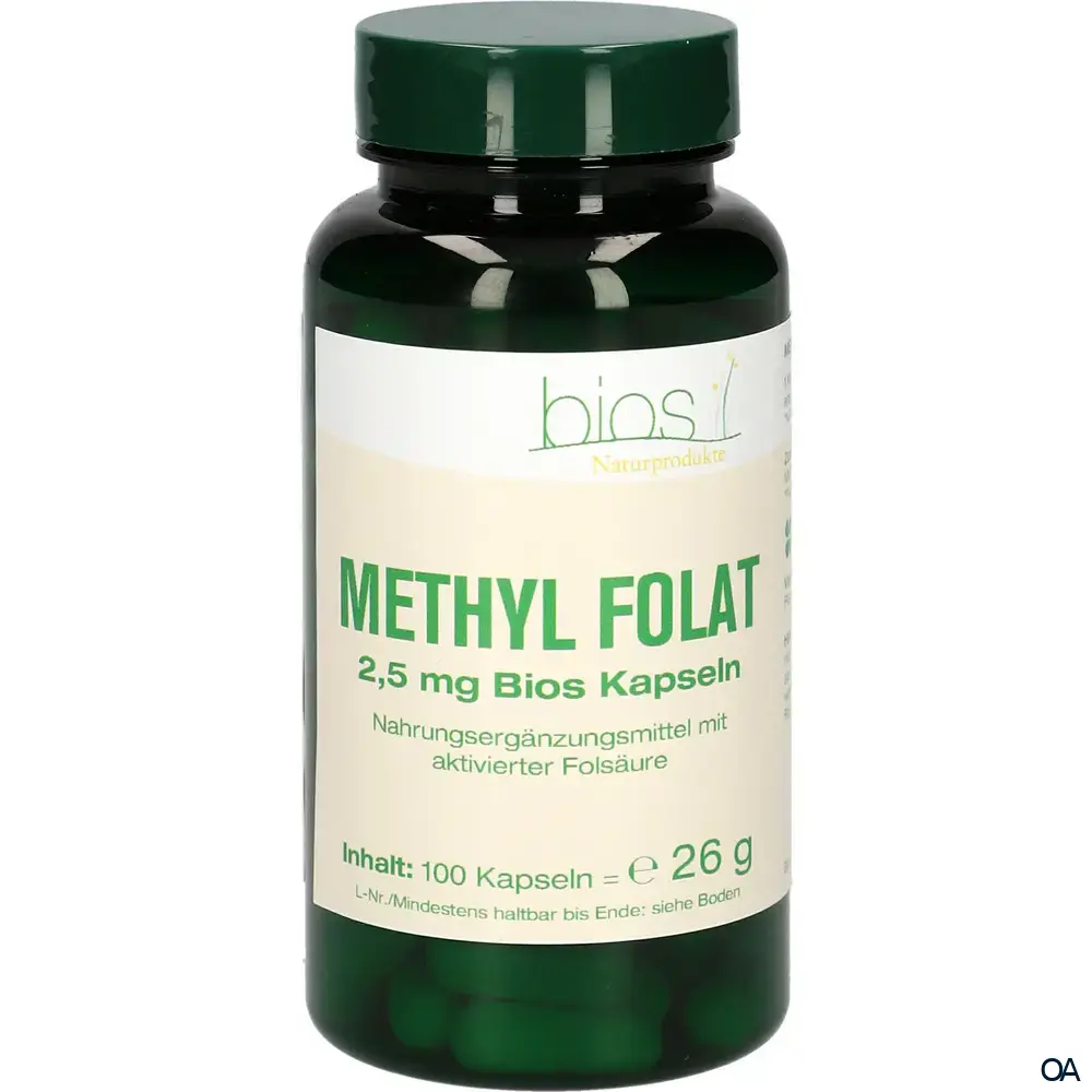 Bios Methyl Folat 2,5 mg Kapseln