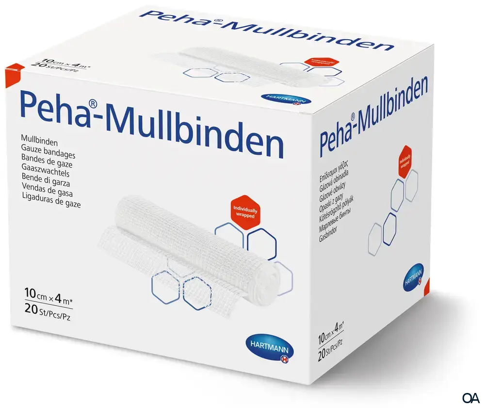 Peha®-Mullbinden 10cm x4m