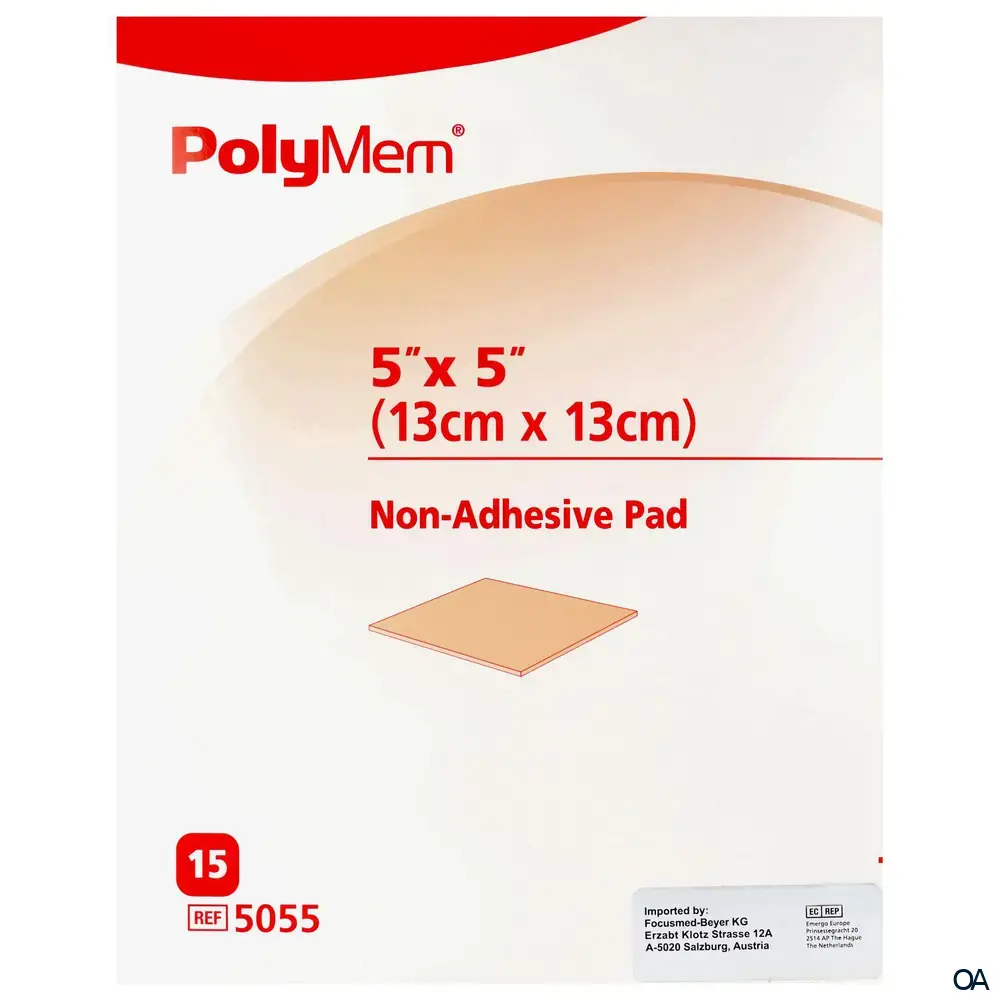 PolyMem® Non-Adhesive Pad - nicht haftender Verband steril, 13 x 13 cm