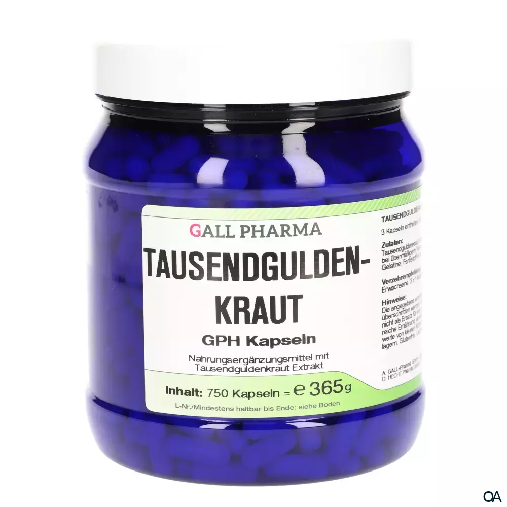 Gall Pharma Tausendguldenkraut Kapseln Gall Pharma Tausendguldenkraut Kapseln