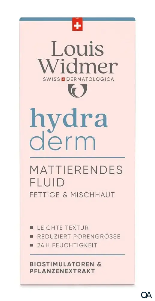 Louis Widmer hydraderm Mattierendes Fluid - leicht parfümiert Louis Widmer hydraderm Mattierendes Fluid - leicht parfümiert