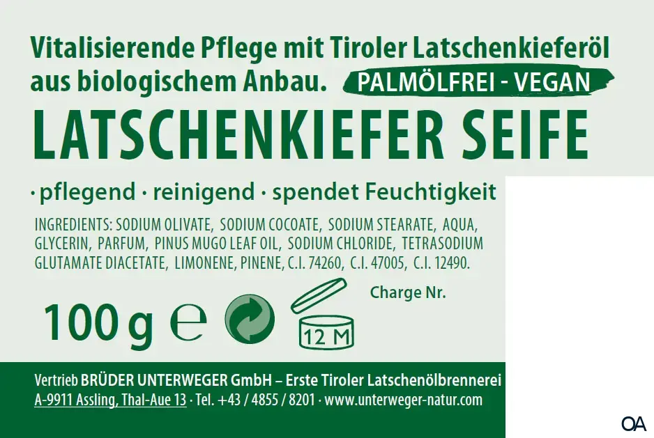 Unterweger Latschenkiefer Seife