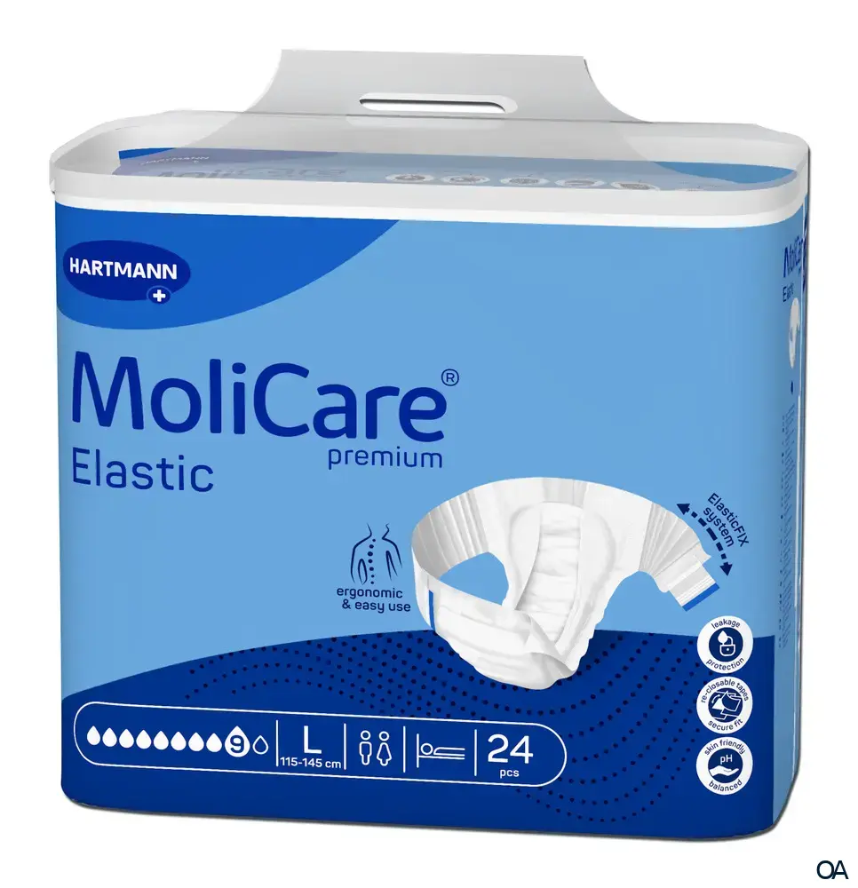 MoliCare® Premium Elastic 9 Tropfen Inkontinenz-Slip Large