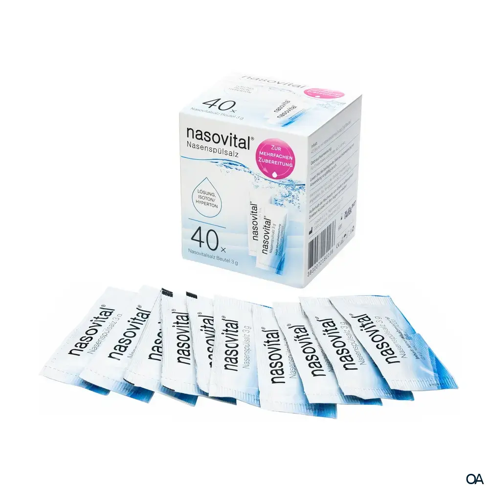 nasovital® Nasenspülsalz Beutel 3g