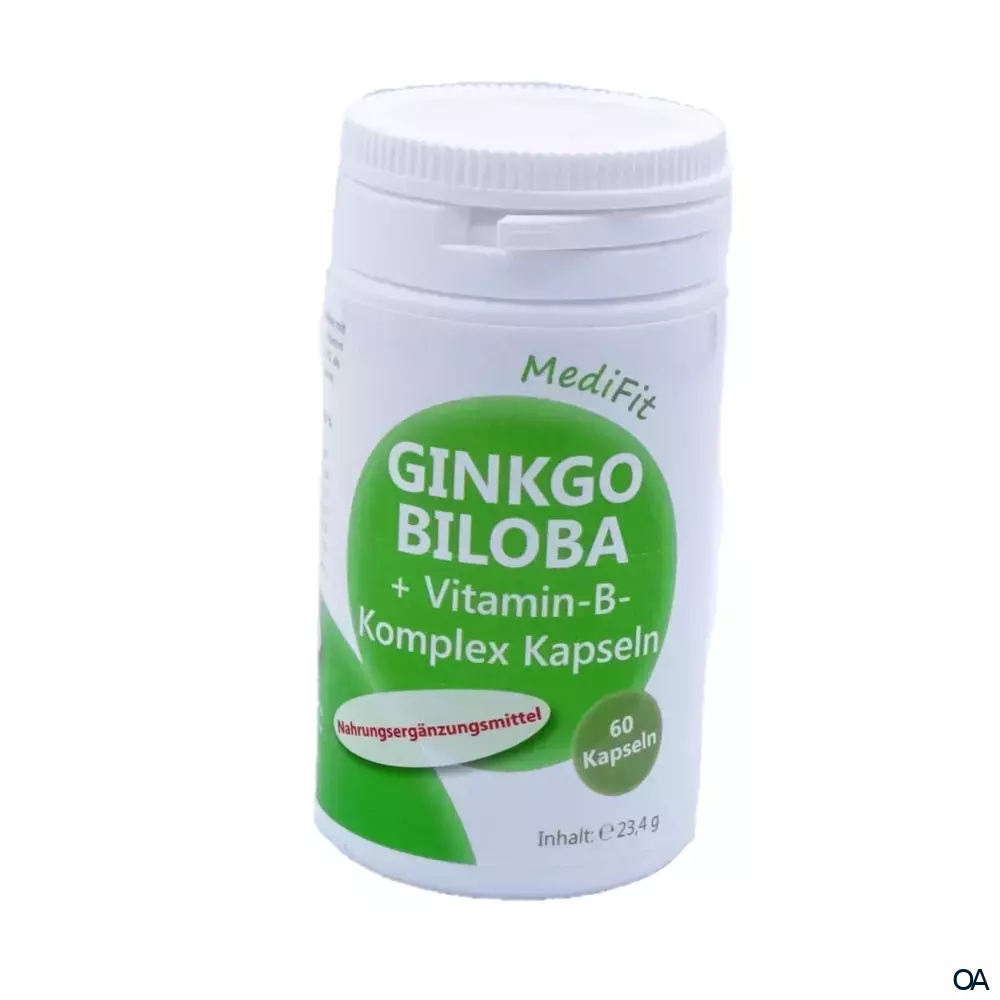 Ginkgo Biloba + Vitamin-B-Komplex Kapseln Ginkgo Biloba + Vitamin-B-Komplex Kapseln