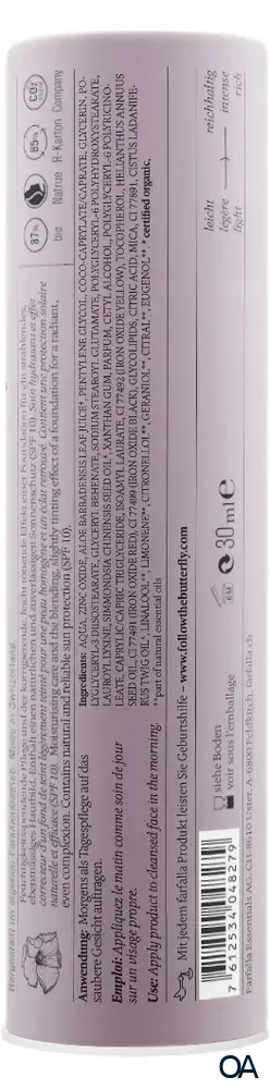 Farfalla Cistrose Für jede Haut, BB Cream light - LSF 10