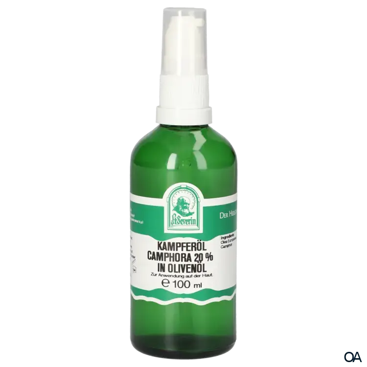 Pater Severin Kampferöl 20% in Olivenöl Pater Severin Kampferöl 20% in Olivenöl