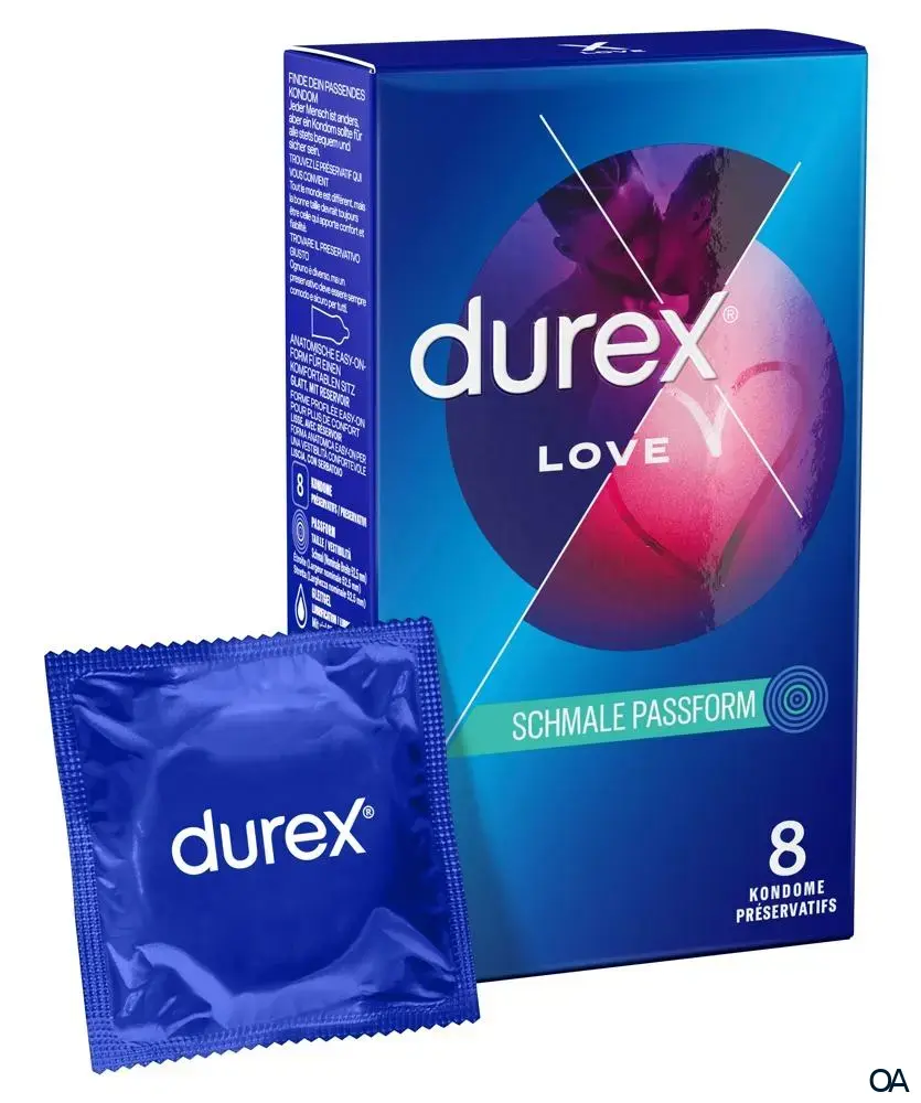 Durex Love Kondome, Ø 52mm, 195mm Durex Love Kondome, Ø 52mm, 195mm
