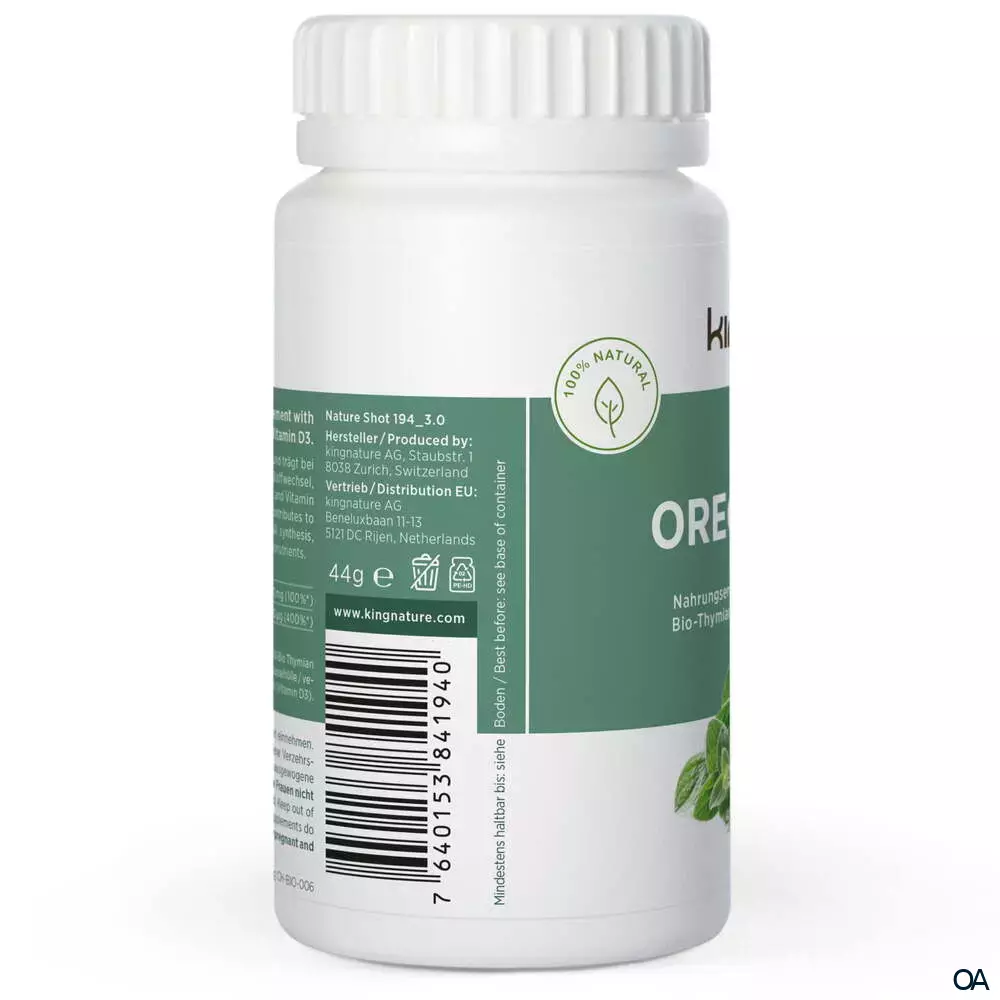 Kingnature Oregano Vida Kapseln Kingnature Oregano Vida Kapseln