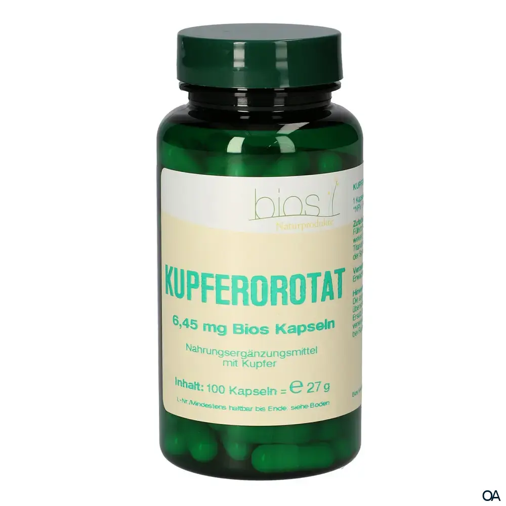 Bios Kupferorotat 6.45 mg Kapseln