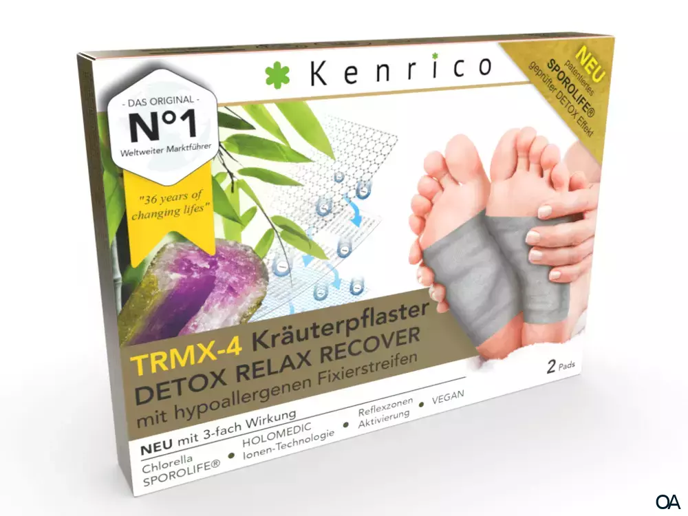 Kenrico TRMX-4 Kräuterpflaster DETOX RELAX RECOVER