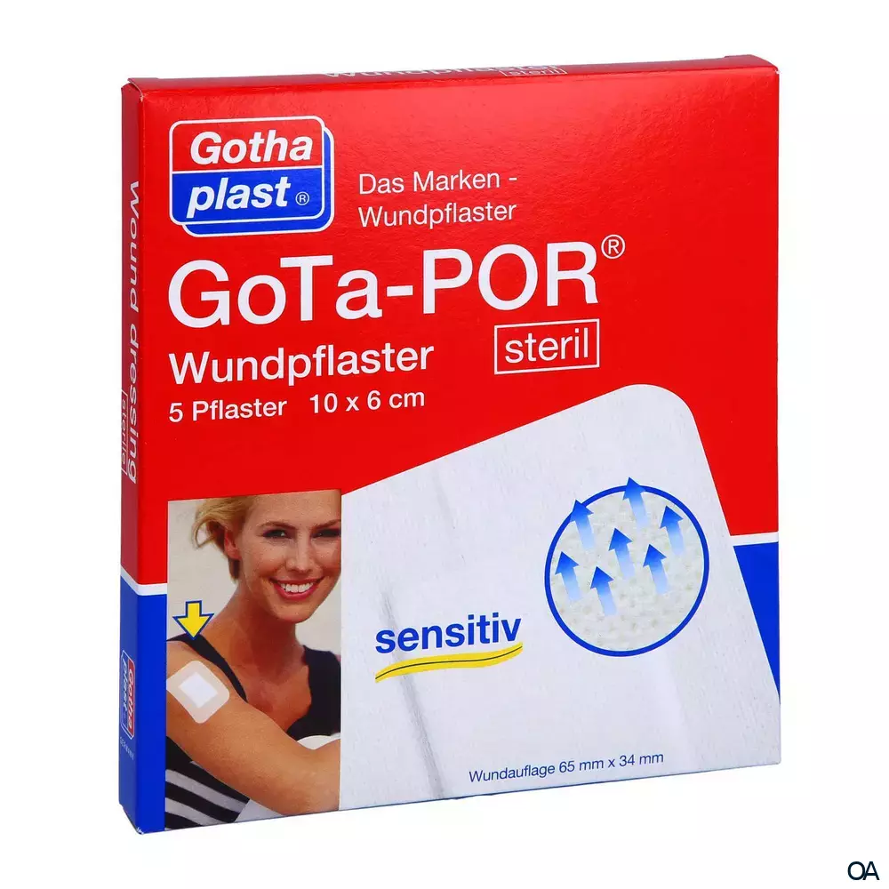 Gothaplast® GoTa-POR Wundpflaster steril 10 x 6 cm Gothaplast® GoTa-POR Wundpflaster steril 10 x 6 cm