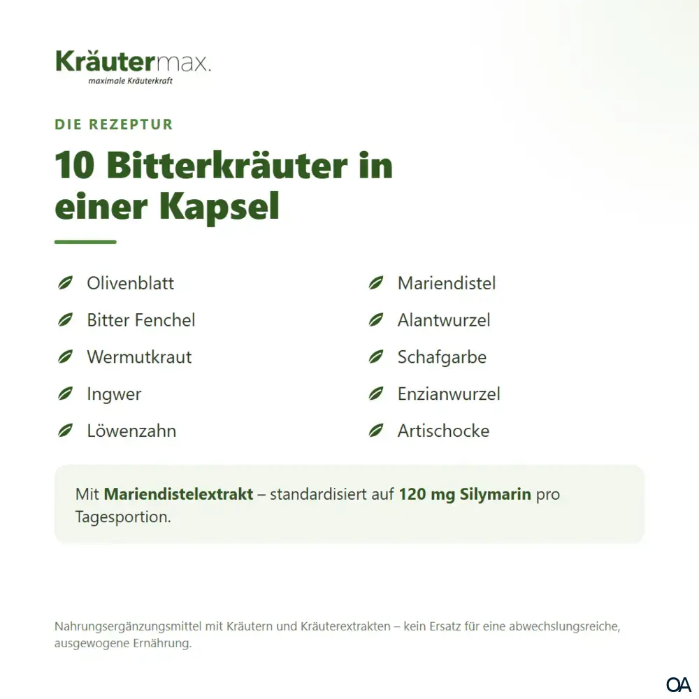 Kräutermax Bitterkräuter Kapseln