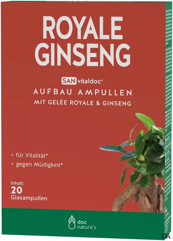 doc nature‘s ROYAL GINSENG Aufbau Ampullen, SANvitaldoc®
