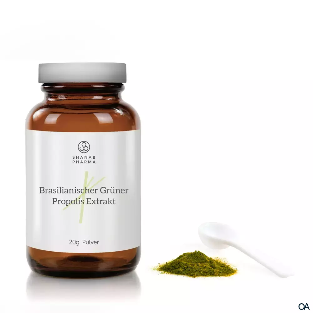 Shanab Pharma Brasilianischer Grüner Propolis Extrakt Pulver Shanab Pharma Brasilianischer Grüner Propolis Extrakt Pulver