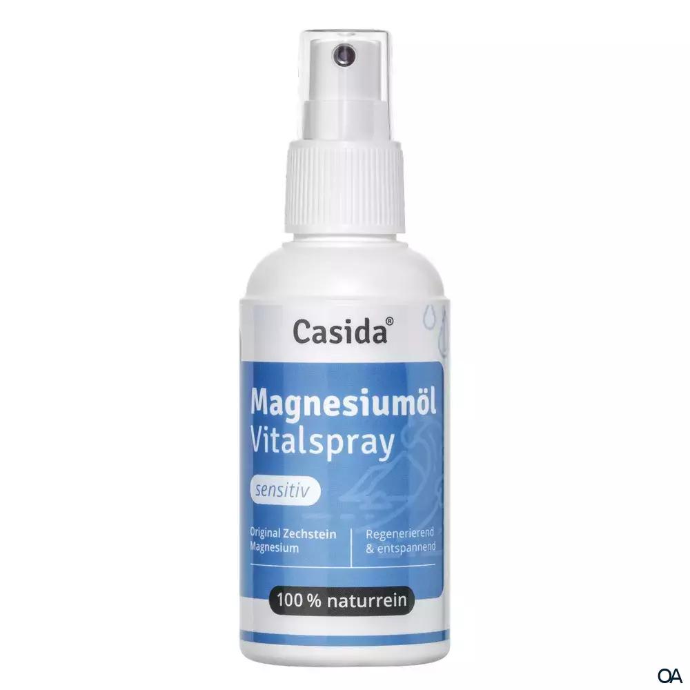 Casida Magnesiumöl Vitalspray Sensitiv Casida Magnesiumöl Vitalspray Sensitiv