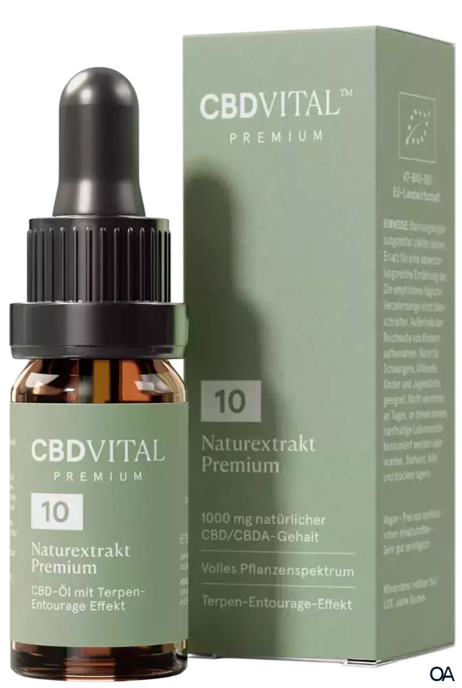 CBD VITAL Naturextrakt Premium Öl 10% CBD VITAL Naturextrakt Premium Öl 10%