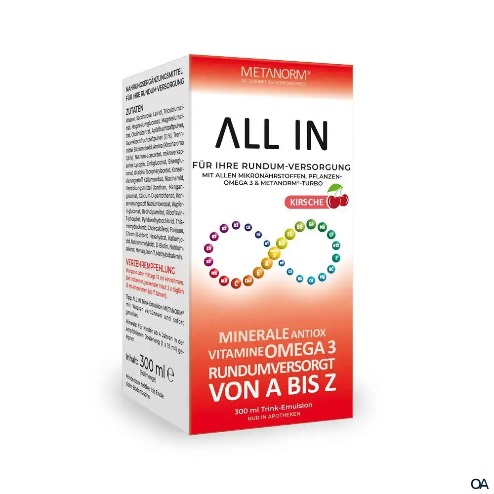 METANORM® ALL IN Trink Emulsion - Kirsche