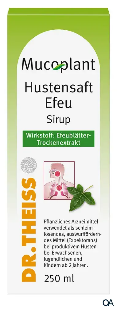 Dr. Theiss Mucoplant Hustensaft Efeu Sirup Dr. Theiss Mucoplant Hustensaft Efeu Sirup