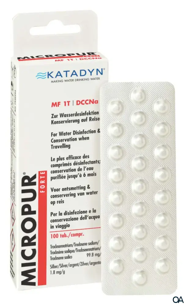 Micropur® forte Forte MF 1T - DCCNa Tabletten Micropur® forte Forte MF 1T - DCCNa Tabletten