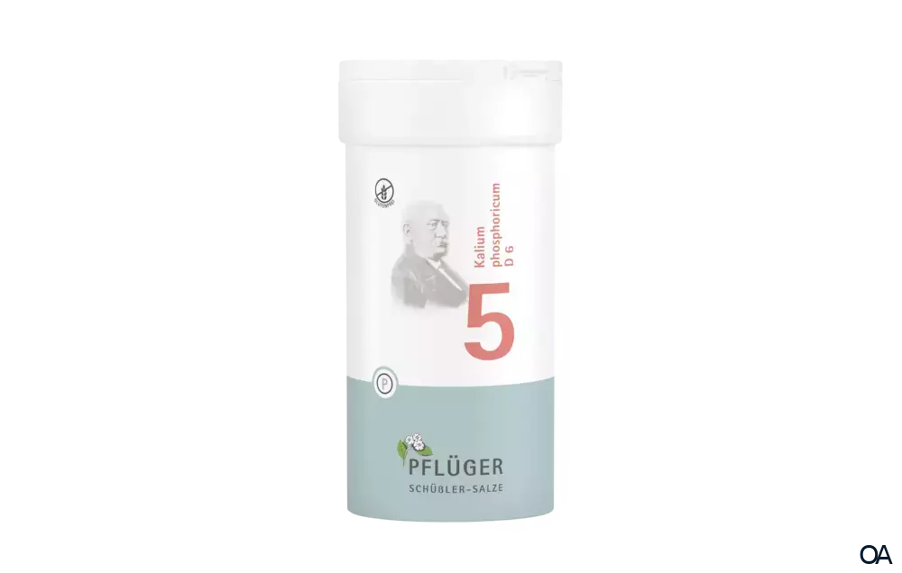 BIOCHEMIE PFLÜGER® Nr. 5 Kalium phosphoricum D 6 Tabletten BIOCHEMIE PFLÜGER® Nr. 5 Kalium phosphoricum D 6 Tabletten